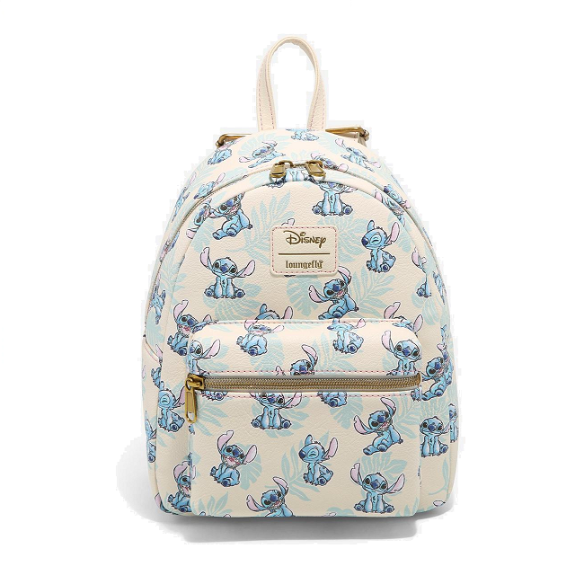 Loungefly Disney Lilo & Stitch Tropical Leaves Mini Backpack