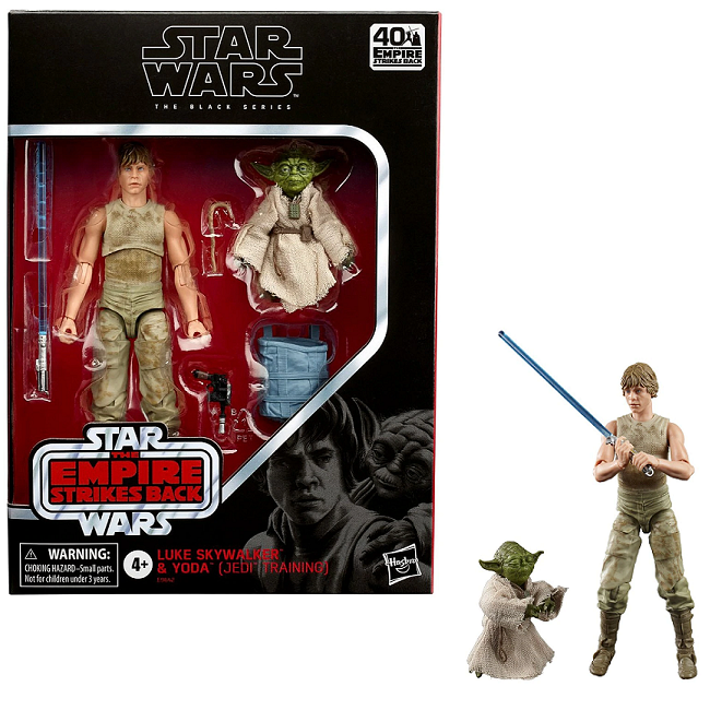 Luke Skywalker and Yoda - Star Wars The Black Series 6-Inch Action Fig – A1  Swag