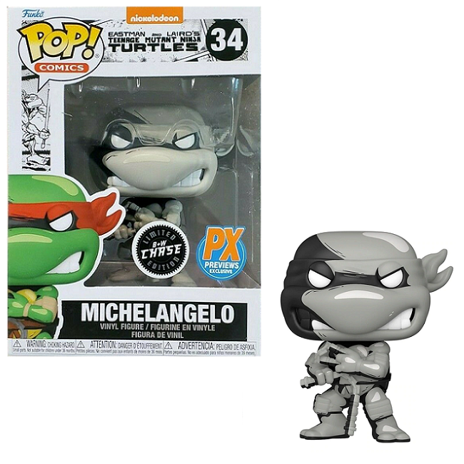 Michelangelo #34 - Teenage Mutant Ninja Turtles Funko Pop! Comics [Px
