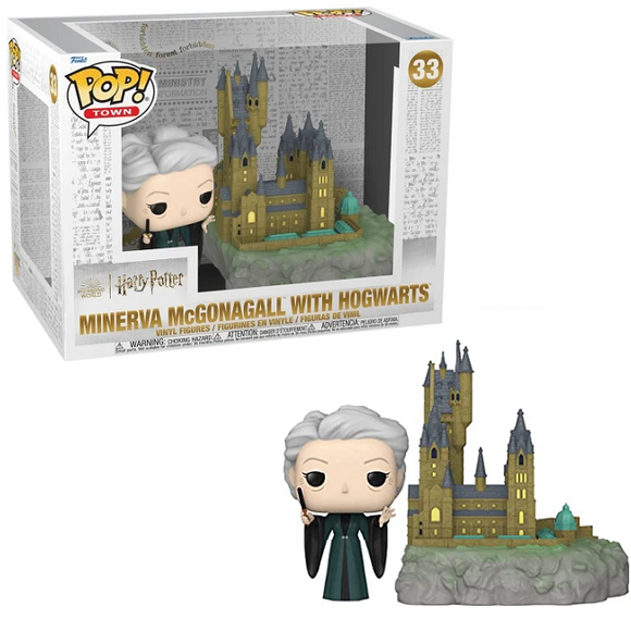 Minerva McGonagall With Hogwarts #33 - Harry Potter Funko Pop! Town