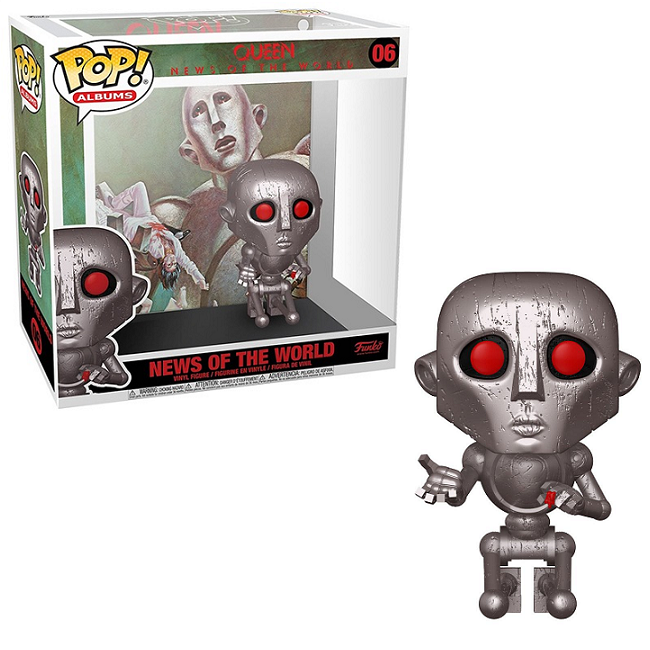 News of the World 06 Queen Funko Pop Albums Minor Box Damage