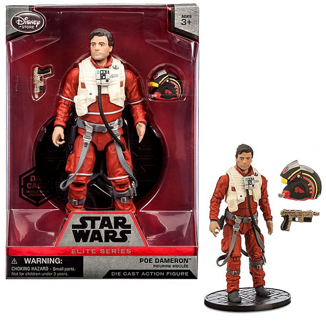 Poe Dameron – Star Wars Elite Series 6 1/2 Inch Die Cast Action Figure