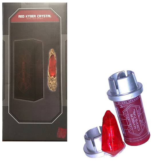 Red Kyber Crystal With Light Effect - Disney Parks Star Wars Galaxy's Edge [New]