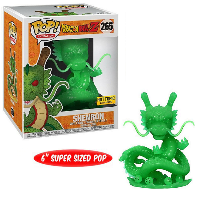 Shenron 265 Dragon Ball Z Funko Pop Animation 6 Inch Jade Hot Top
