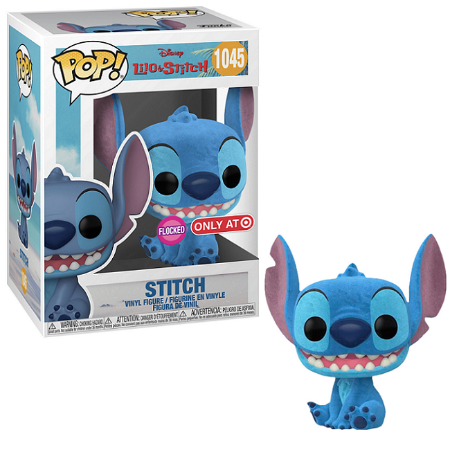 Lilo & Stitch - Stitch (Flocked) Funko Pop!