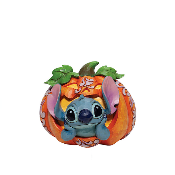Stitch in Jack-o-Lantern – Disney Traditions Statue by Jim Shore