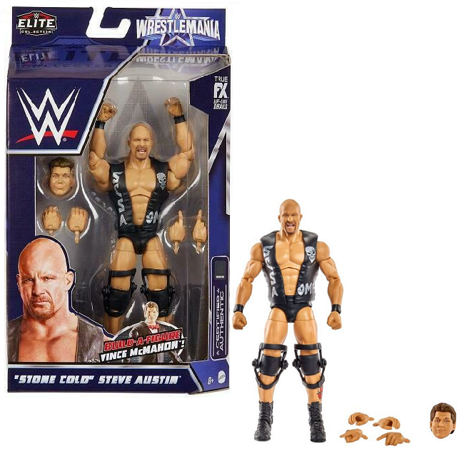 WWE Wrestlemania Stone Cold Steve Austin Figure