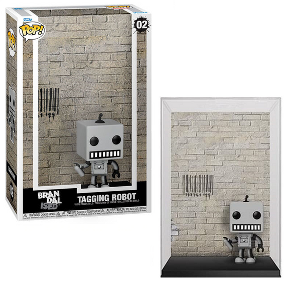 Tagging Robot #02 - Brandalised Funko Pop! [With Case]