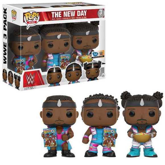 The New Day - Wrestling Funko Pop! WWE [Booty Os] [FYE Exclusive]