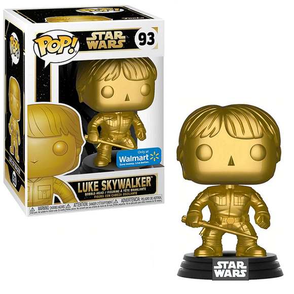 Luke Skywalker #93 - Star Wars Pop! [Gold Walmart Exclusive]