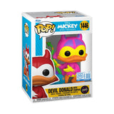 Devil Donald with Pumpkin #1446 Black Light Chase Funko Pop in box