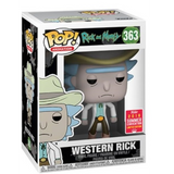 Western Rick #363 Rick & Morty Funko Pop 2108 Summer Convention Exclusive in box