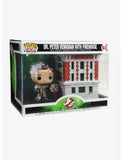 Dr Peter Venkman with Firehouse #03 Ghostbusters Funko Pop Town figure in box