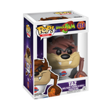 Taz #414 Space Jam Funko Pop Movies figure in box wearing Tune Squad uniform