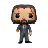 John Wick #387 Bloody Chase Version Funko Pop! vinyl figure out of box with blood detail