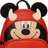 Loungefly Mickey Mouse Halloween Devil Mickey Mini-Backpack EE Exclusive top view