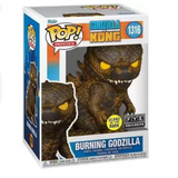 Burning Godzilla #1316 Godzilla vs Kong Glow in the Dark FYE Exclusive Funko Pop in box