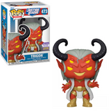 Trigon Funko Pop #473 2023 Summer Convention displayed both inside the box and out of the box
