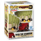 Vash the Stampede with Punisher Cross #1561 Trigun Funko Pop! Animation Funko Exclusive figure inside display box.
