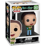 Jerry with Meeseeks Box #302 Rick and Morty Funko Pop! in display box