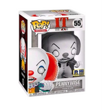 Pennywise #55 IT Funko Pop! black and white in display box