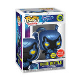 Blue Beetle #1406 DC Entertainment Funko Pop! Glow in the Dark GameStop Exclusive shown in box