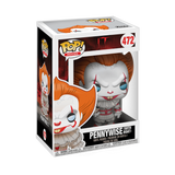 Pennywise With Boat #472 IT Funko Pop Movies figure in original box