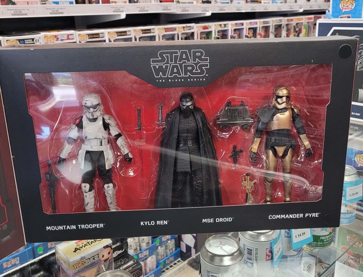 Star Wars Black series sale Episode 1 4 figure set