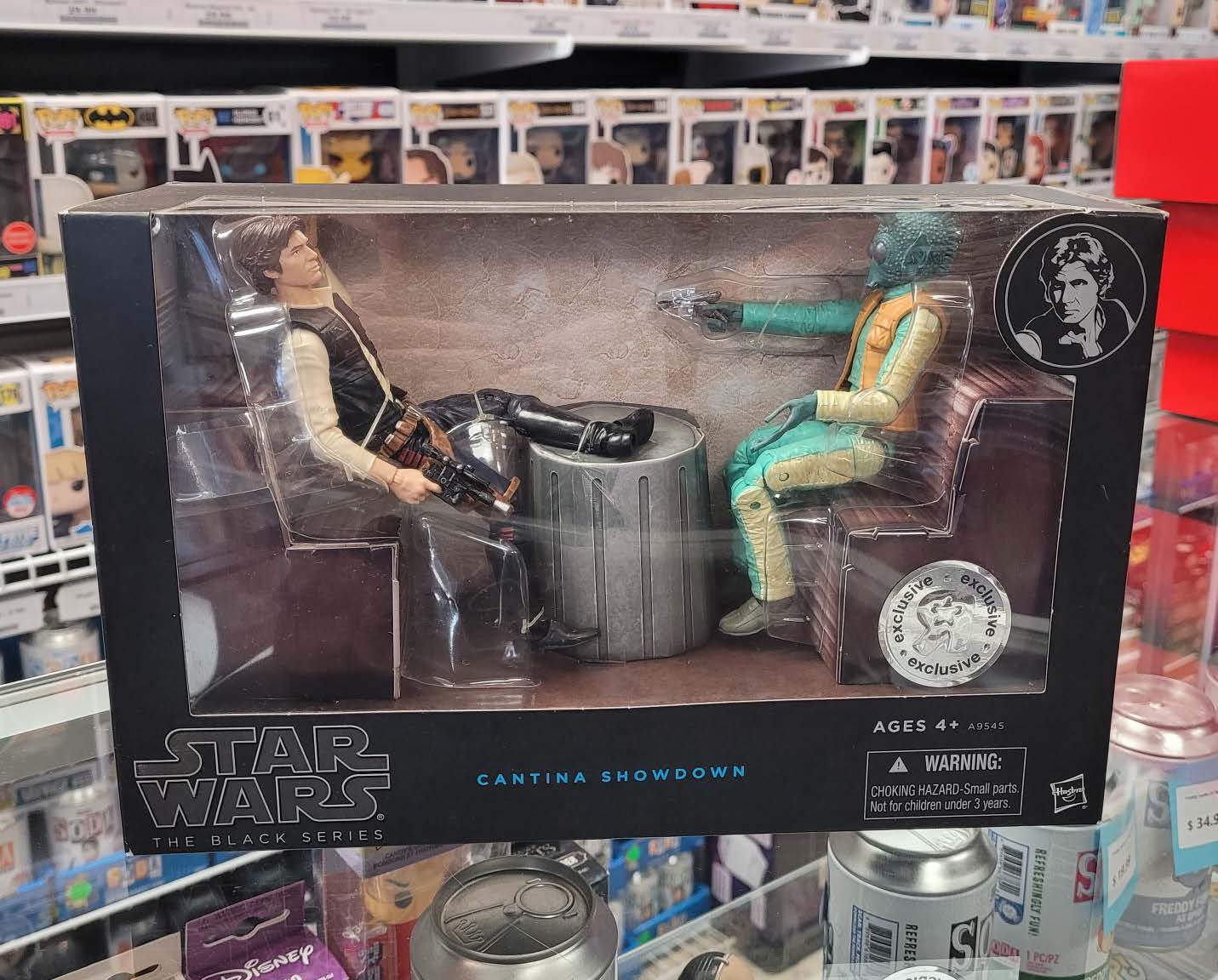 Cheapest Star Wars: Black Series Cantina Showdown Han Solo+Greedo TOYS-R-US Exclusive!