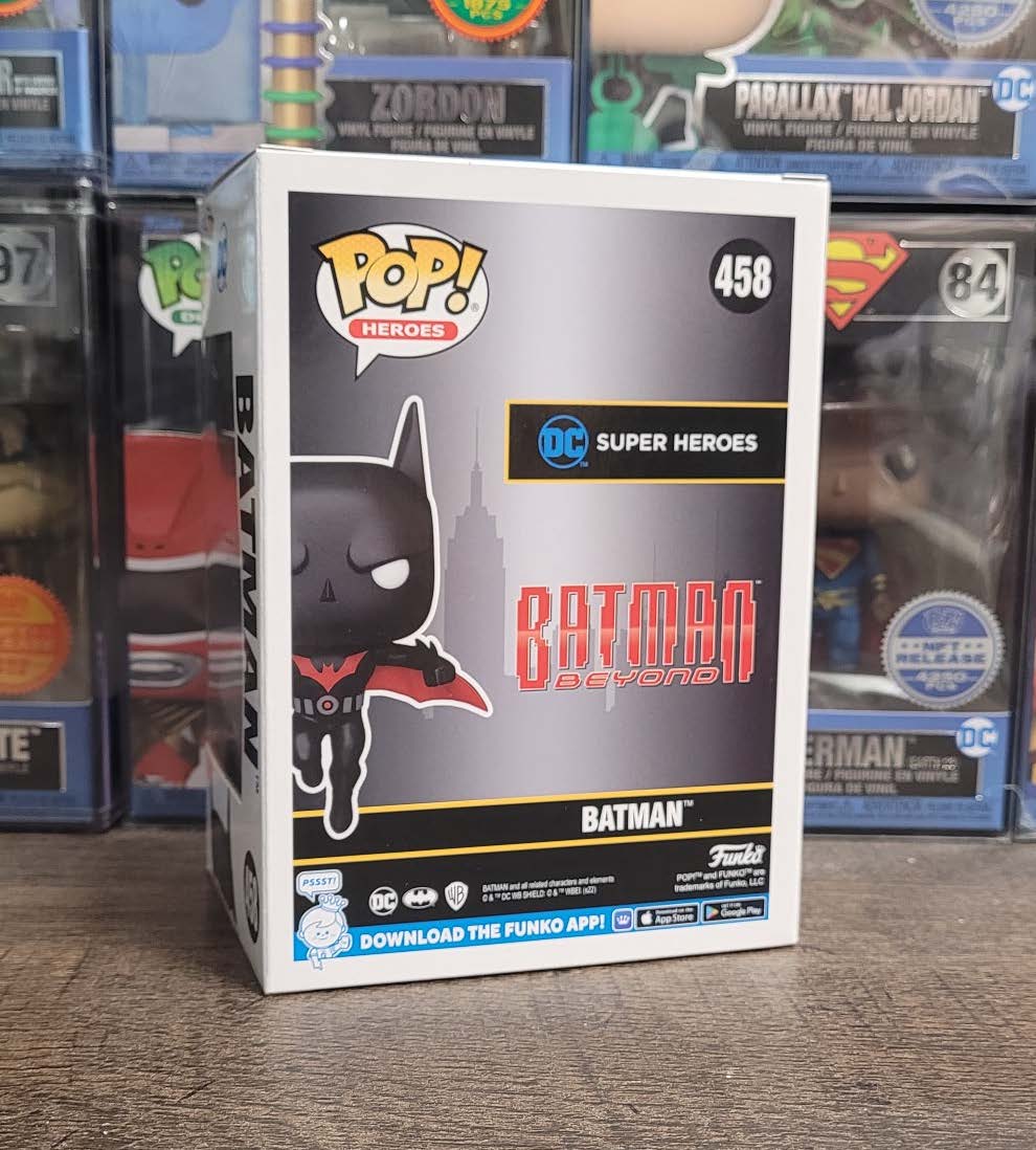 Funko Pop! Heroes Batman Beyond Batman Zavvi Exclusive Figure #458 - ES Funko Pop! Heroes Batman Beyond Batman Zavvi Exclusive Figure #458 - ES