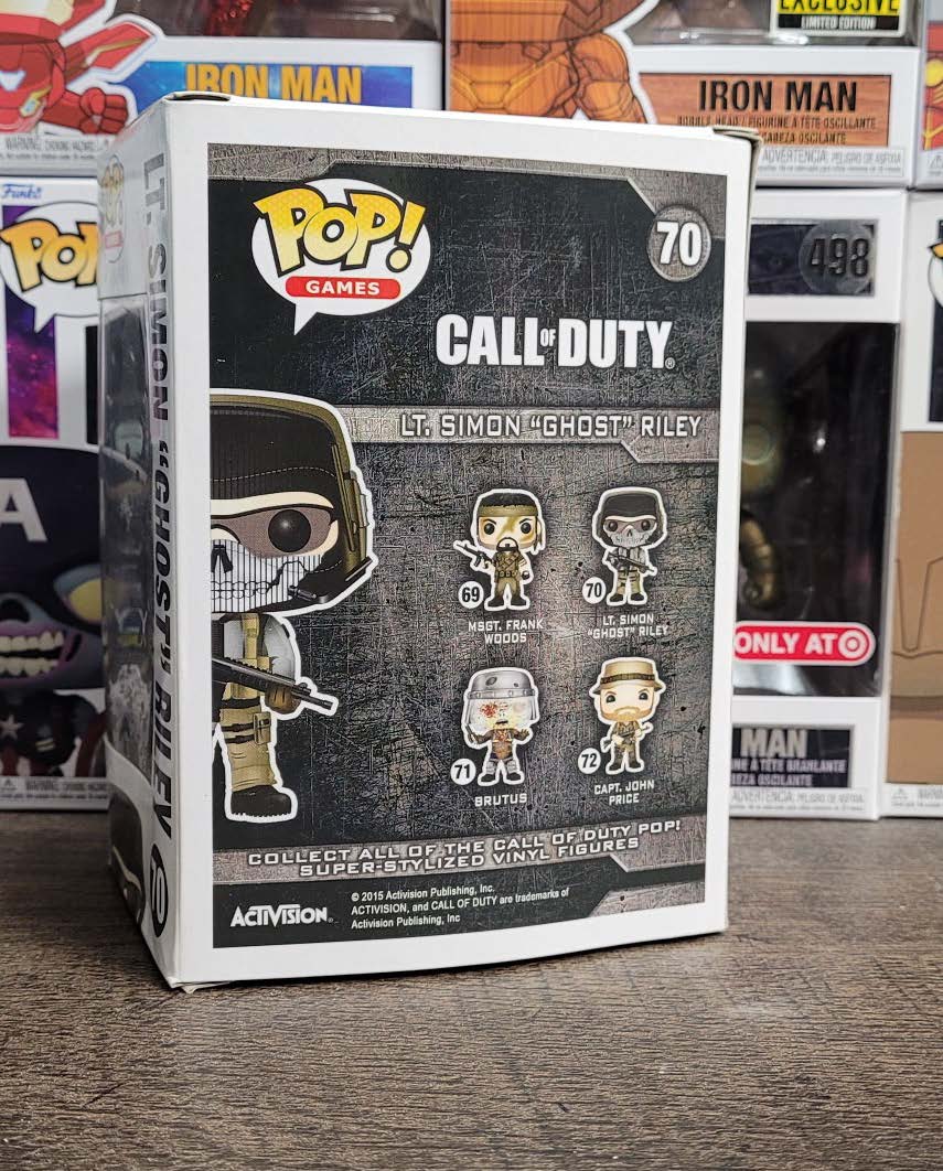 LT. Simon Ghost Riley #70 - Call of Duty Funko Pop! Games [Muddy] – A1 Swag