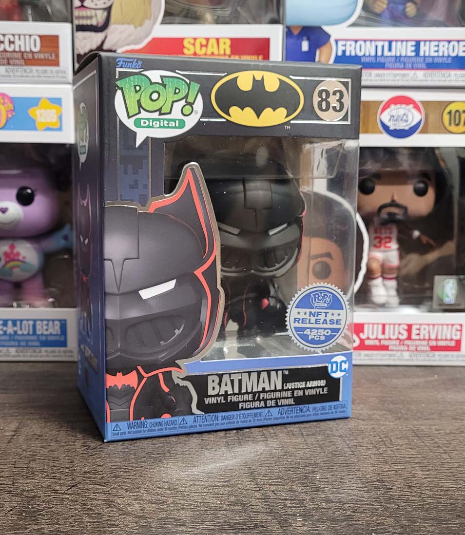 Justice Armor Batman Funko outlet Pop