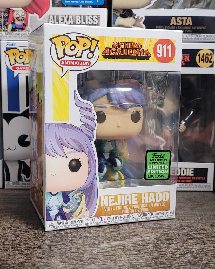 FUNKO POP ! NEJIRE HADO 911 2021 SPRING CONVENTION MY deals HERO ACADEMIA