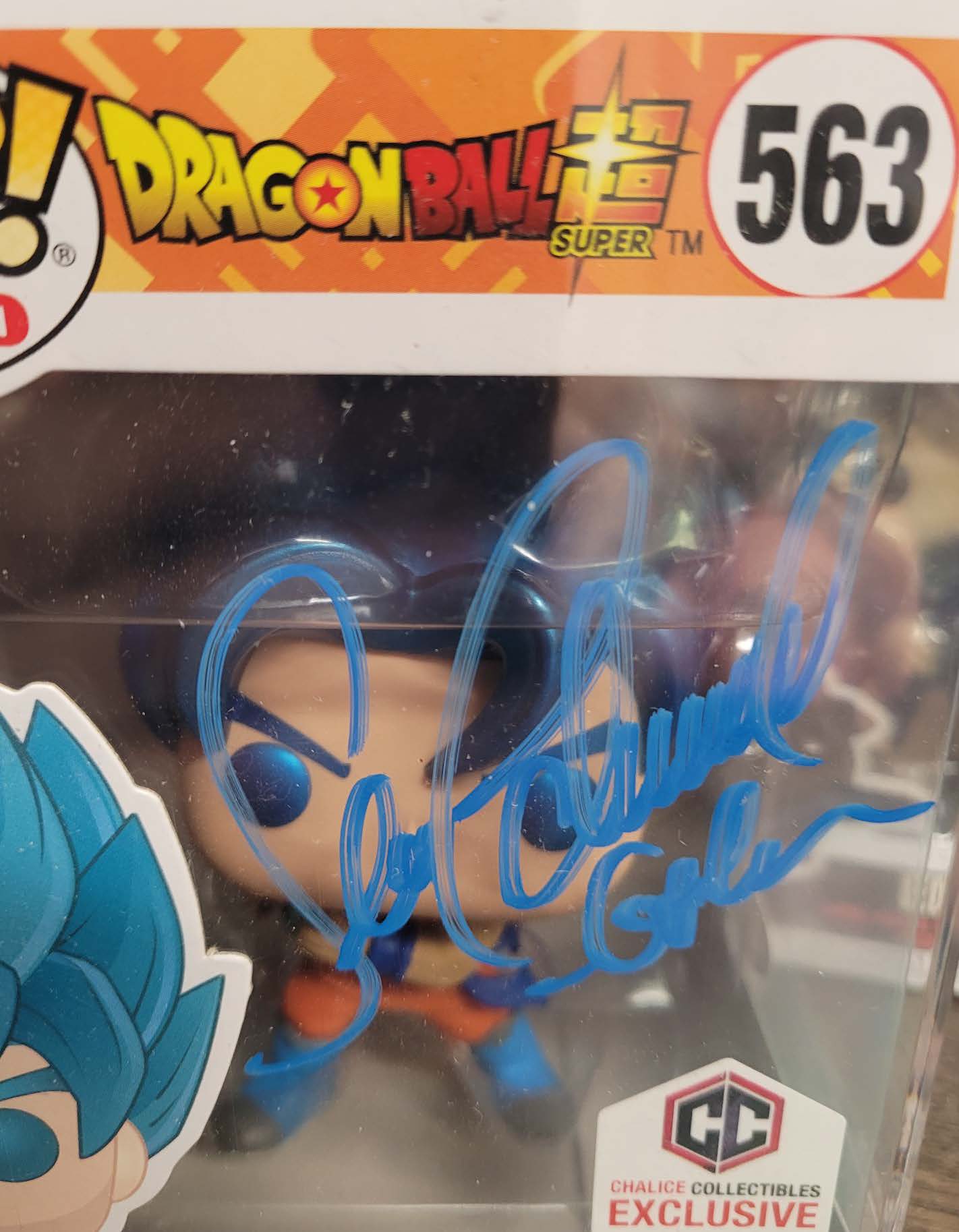 SSGSS Goku Funko high quality Pop Signed