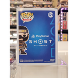 Jin Sakai #621 Ghost of Tsushima Funko Pop signed by Daisuke Tsuji back of box