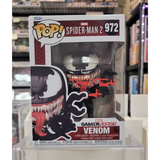Venom #972 Spider-Man 2 Funko Pop signed by Tony Todd front of box