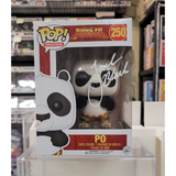 Po #250 Kung Fu Panda Funko Pop signed by Jack Black front of box