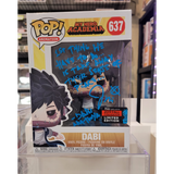 Dabi #637 My Hero Academia Funko Pop signed by Jason Liebrecht front of box