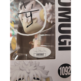 Komugi #1092 Hunter x Hunter Funko Pop JSA COA sticker close-up on box