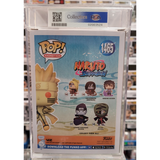 Signed Naruto Uzumaki Kurama Link Mode #1465 PSA Mint 9 Funko Pop! Chase in PSA case back