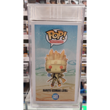 Signed Naruto Uzumaki Kurama Link Mode #1465 PSA Mint 9 Funko Pop! Chase in PSA case side 2