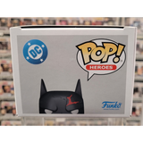 Batman Beyond #589 black and red Funko Pop! Actual Pop top of box.