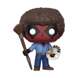 Deadpool As Bob Ross #319 Marvel Funko Pop out of box