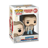 Hopper #801 Stranger Things Funko Pop! in window display box