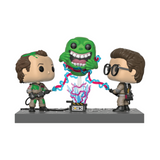 Banquet Room #730 Funko Pop Movie Moments Ghostbusters Slimer Peter Venkman Egon Spengler scene out of box