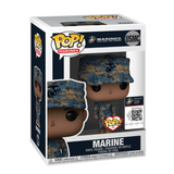 Marine Female USMC Marines Funko Pop African American cammies in box