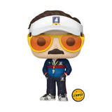 Ted Lasso #1351 Chase Funko Pop! with visor and glasses out of box