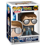 Marty with Glasses #958 Back to the Future Funko Pop figure in box