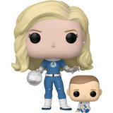 Invisible Woman & Franklin #1514 Fantastic Four Funko Pop! out of box