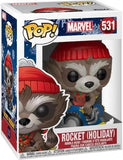 Rocket Holiday #531 Marvel Funko Pop Guardians of the Galaxy in display box